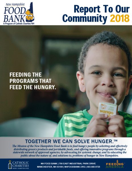2018 New Hampshire Food Bank Report to the Community Cover