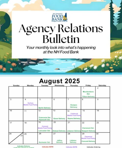 Screenshot of August 2025 Agency Relations Bulletin