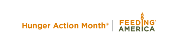 Hunger Action Month and Feeding America Logos