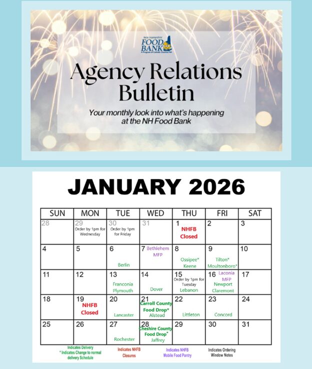 January Agency Relations Bulletin Screenshot